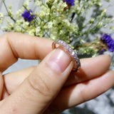 Rose Gold Crystal Rings