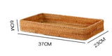 Rattan Wicker Woven Storage Fruit Basket