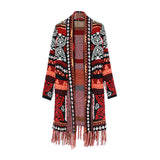 Ethnic Fringe Cardigan