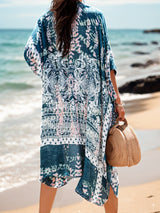 Lovelet Printed Open Front Cover-Up