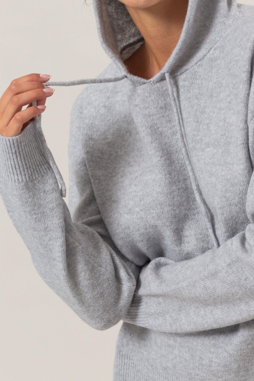 HYFVE Drawstring Long Sleeve Hooded Sweater