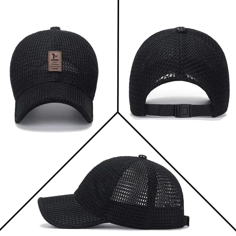 Adjustable Curved Brim Men's Baseball Cap