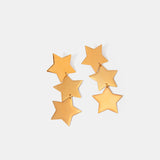 18K Gold-Plated Stainless Steel Star Earrings