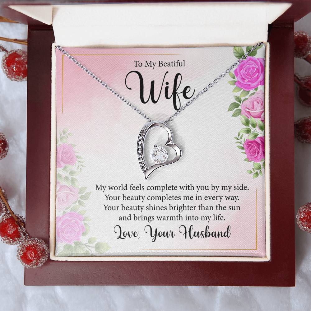 To My Wife, Forever Love Necklace