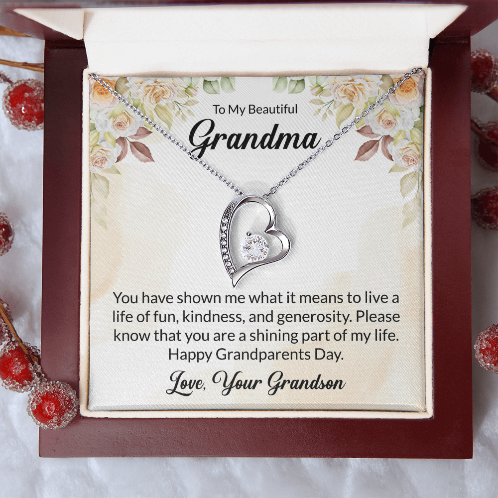 Forever Love Necklace For Grandma