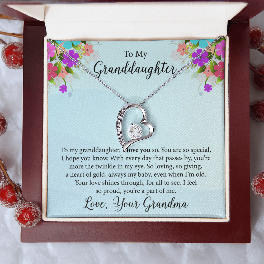 Forever Love Necklace For Granddaughter