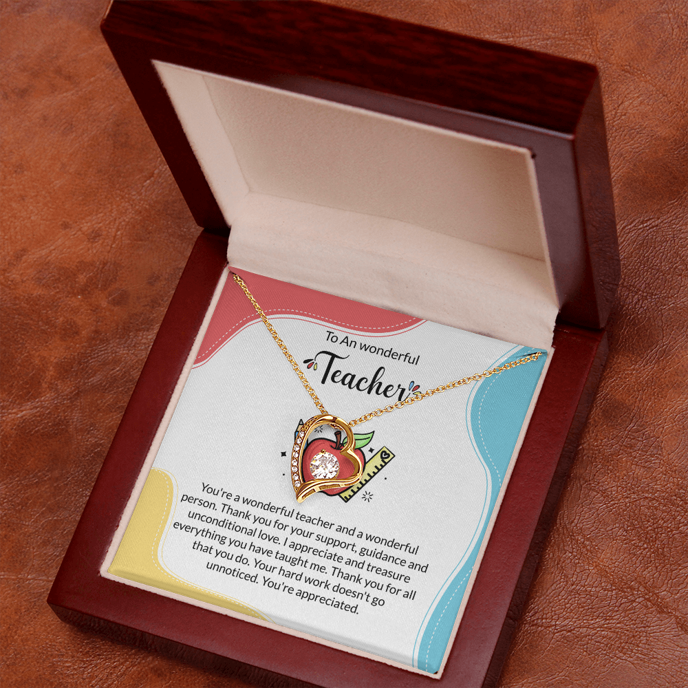 Forever Love Necklace For Teacher