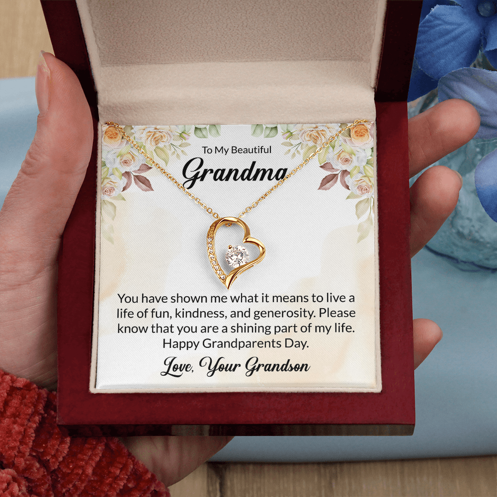 Forever Love Necklace For Grandma