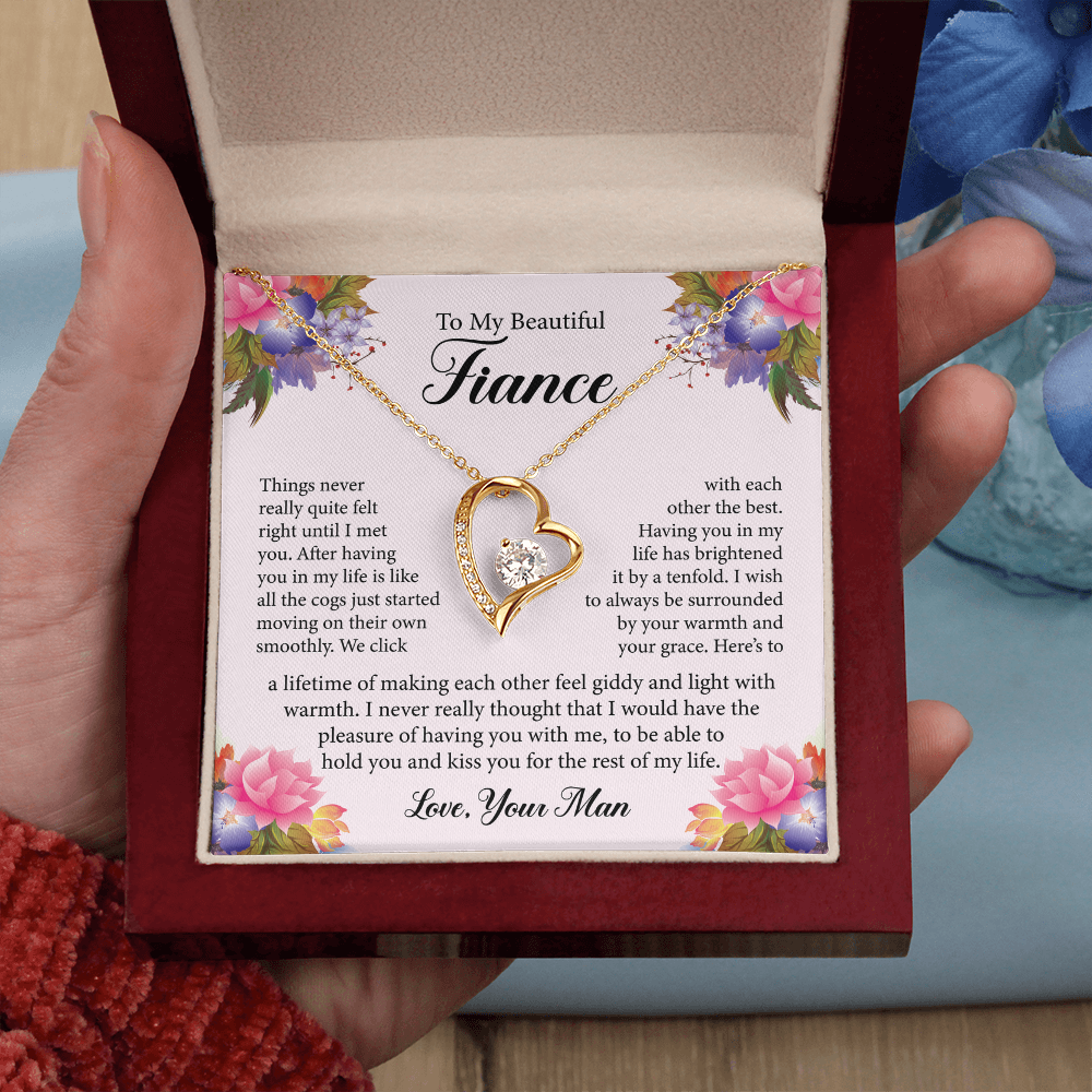 Forever Love Necklace For Fiance