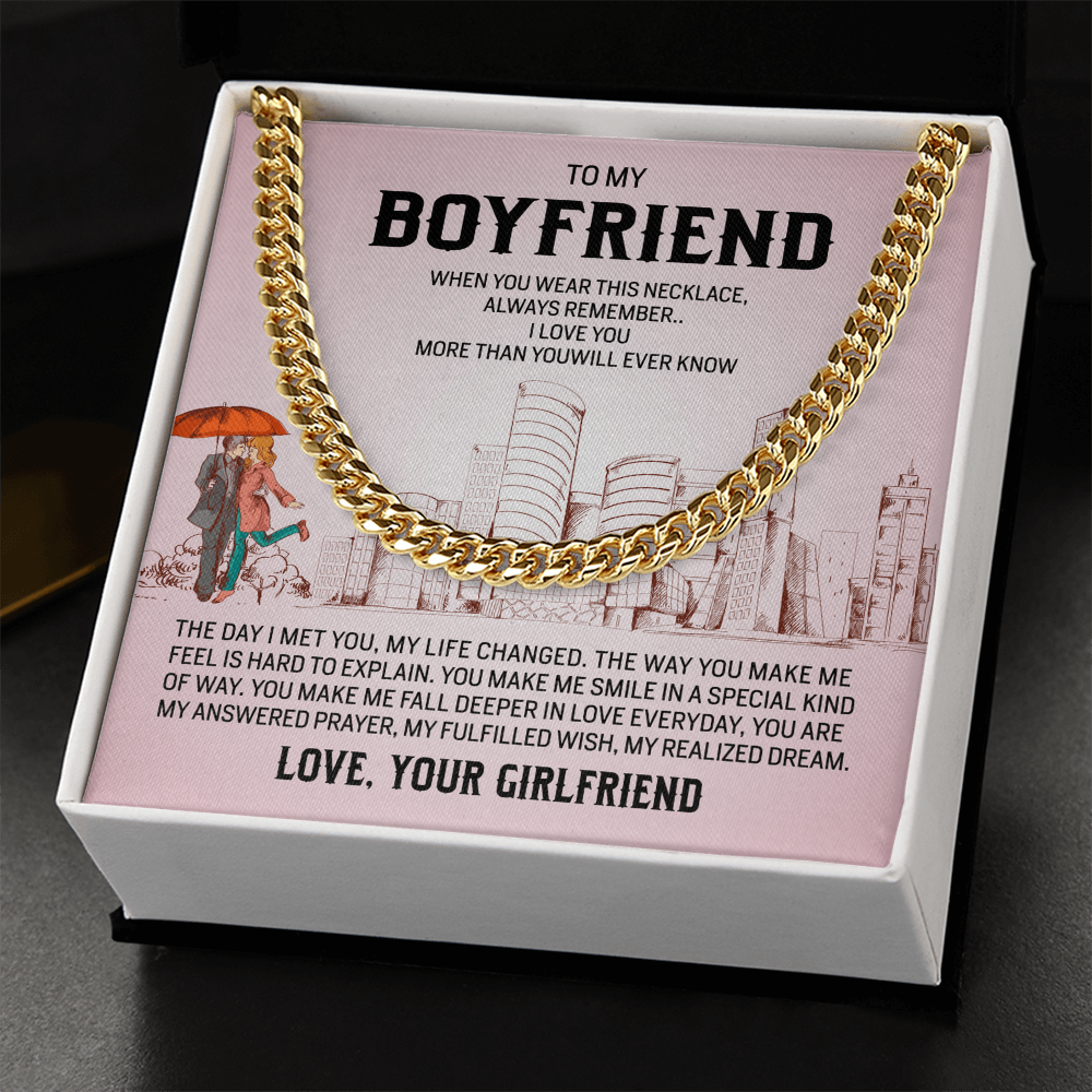 Cuban Link Chain For Boyfriend