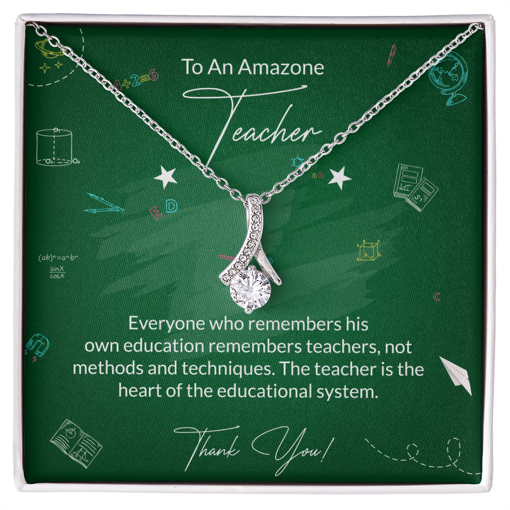 Alluring Beauty Necklace For Teacher