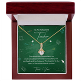 Alluring Beauty Necklace For Teacher