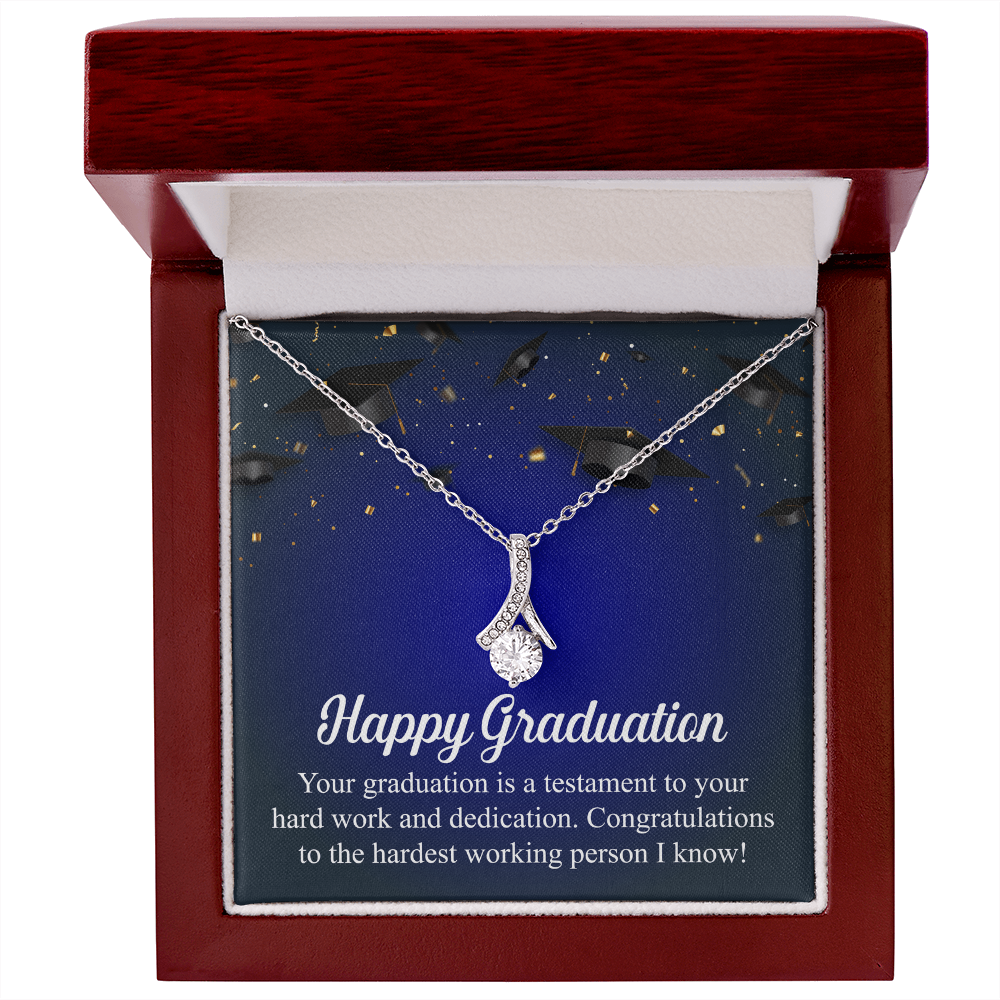 Alluring Beauty Necklace Happy graduation