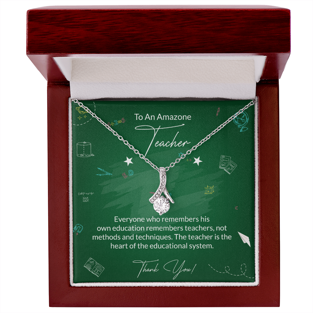 Alluring Beauty Necklace For Teacher