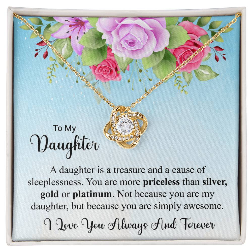 Beautiful Forever Love Necklace For Daughter