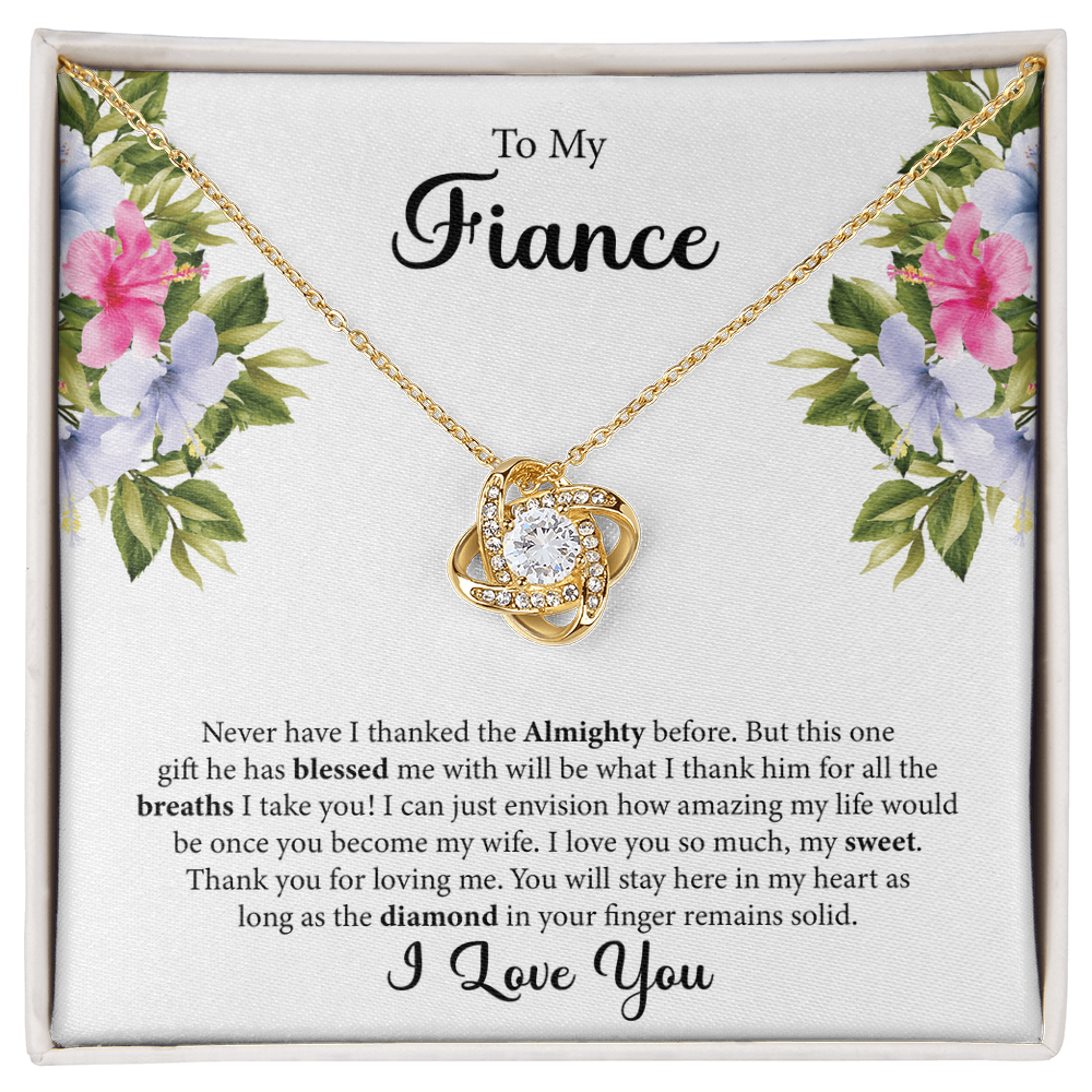 Forever Love Necklace For Fiance