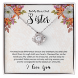 Forever Love Necklace For Sister