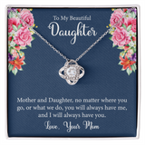 Beautiful Forever Love Necklace For Daughter