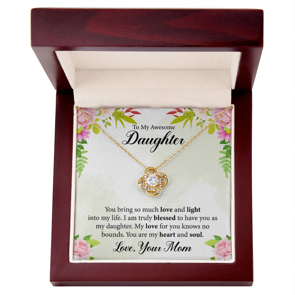 Beautiful Forever Love Necklace For Daughter