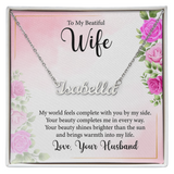 Custom Name Necklace For Wife