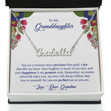 Custom Name Necklace For Granddaughter