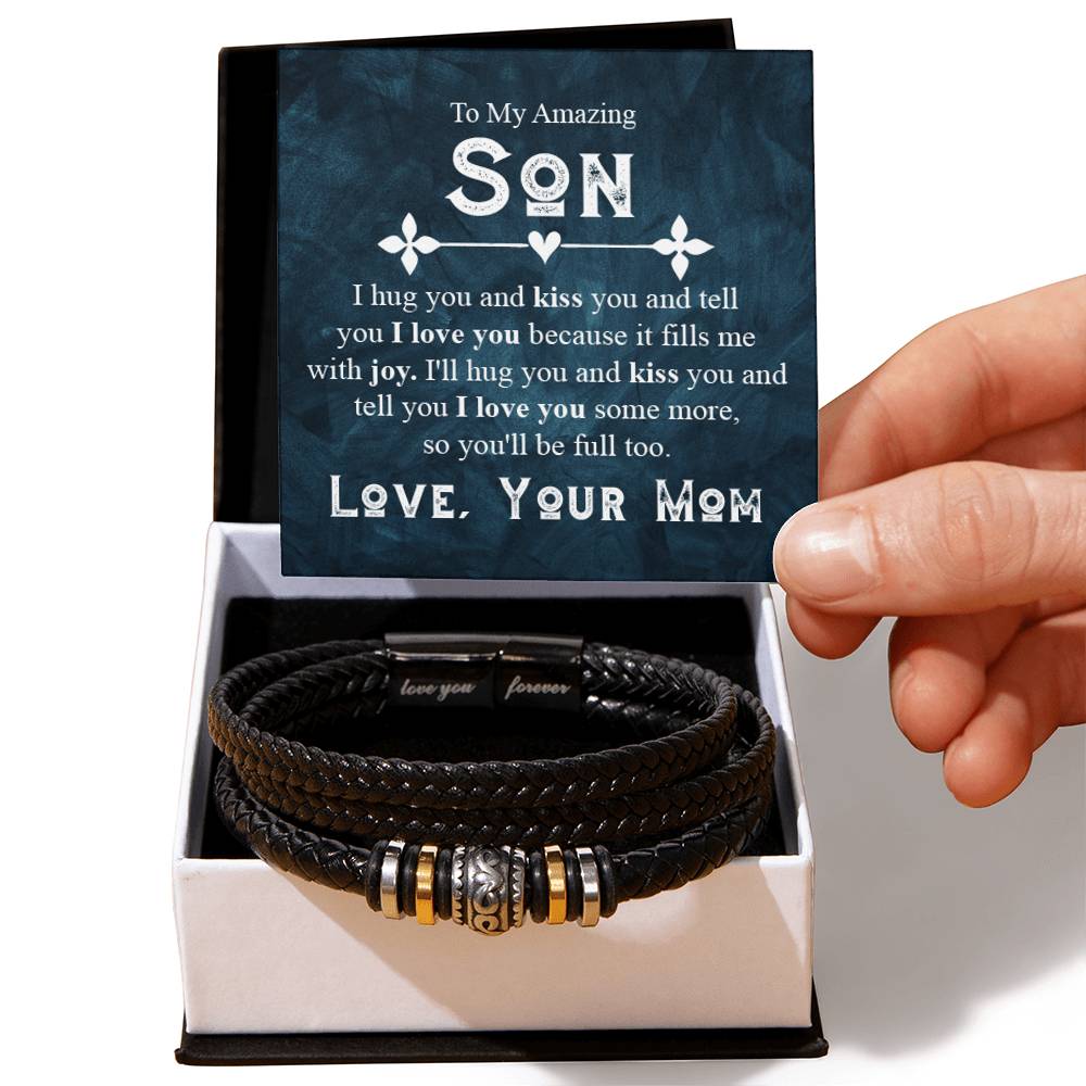 Love You Forever Bracelet For Son