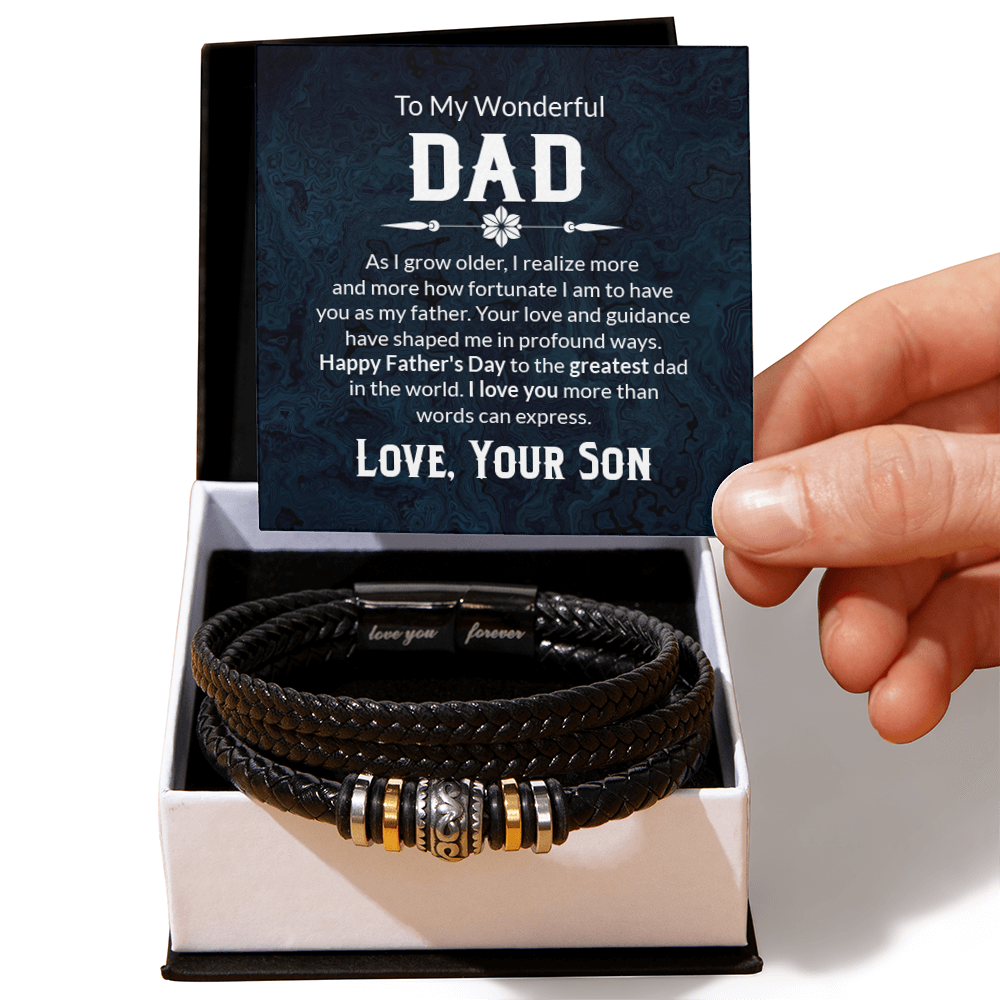 Love You Forever Bracelet For Dad