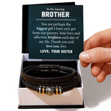 Love You Forever Bracelet For Brother