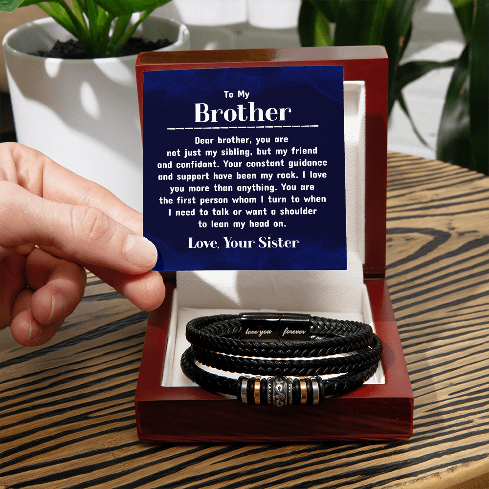 Love You Forever Bracelet For For Brother