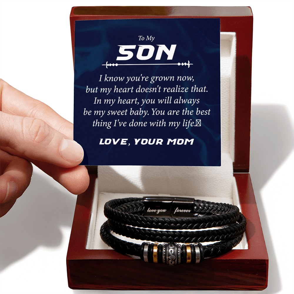 Love You Forever Bracelet For Son