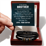 Love You Forever Bracelet For Brother