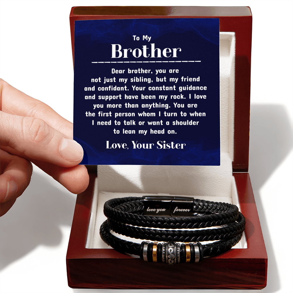 Love You Forever Bracelet For For Brother