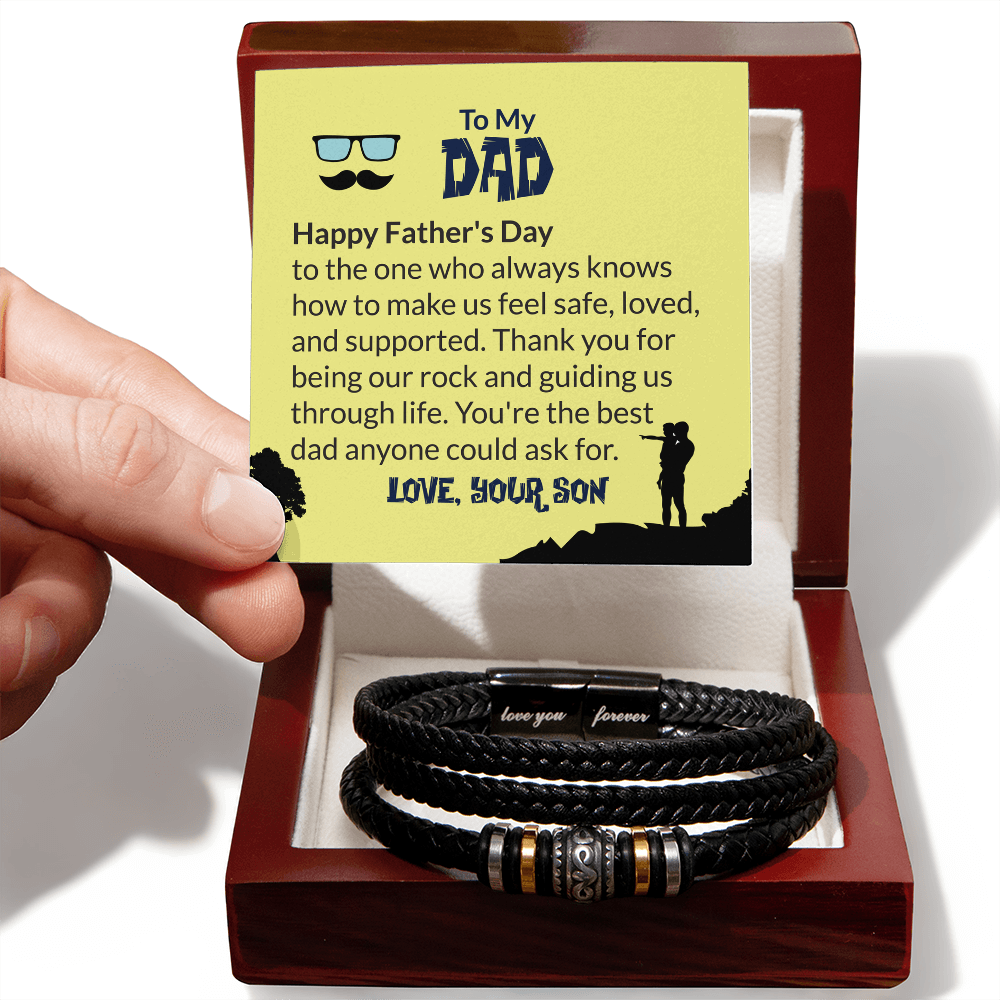 Love You Forever Bracelet For Dad