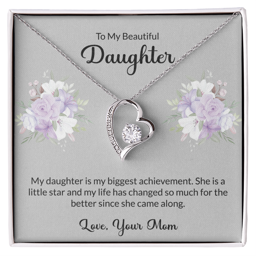 Beautiful Forever Love Necklace For Daughter