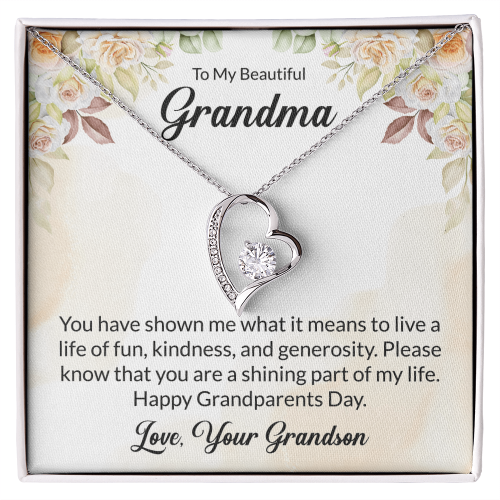 Forever Love Necklace For Grandma