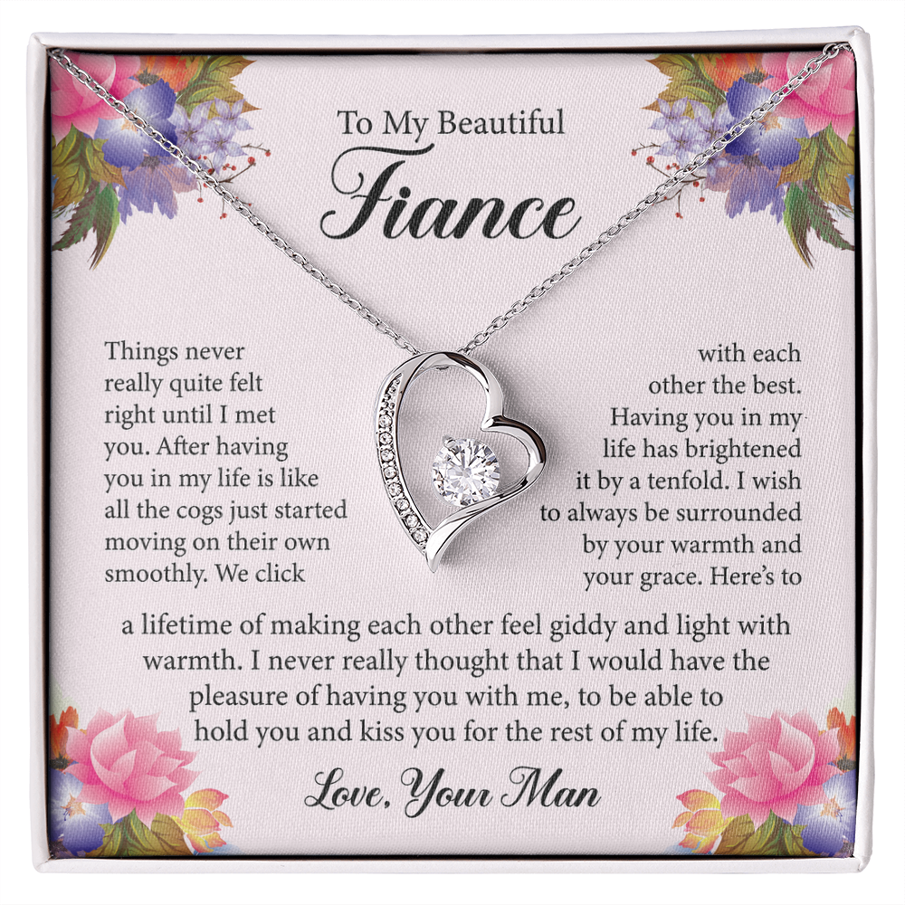 Forever Love Necklace For Fiance