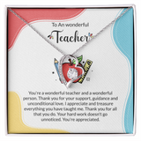 Forever Love Necklace For Teacher