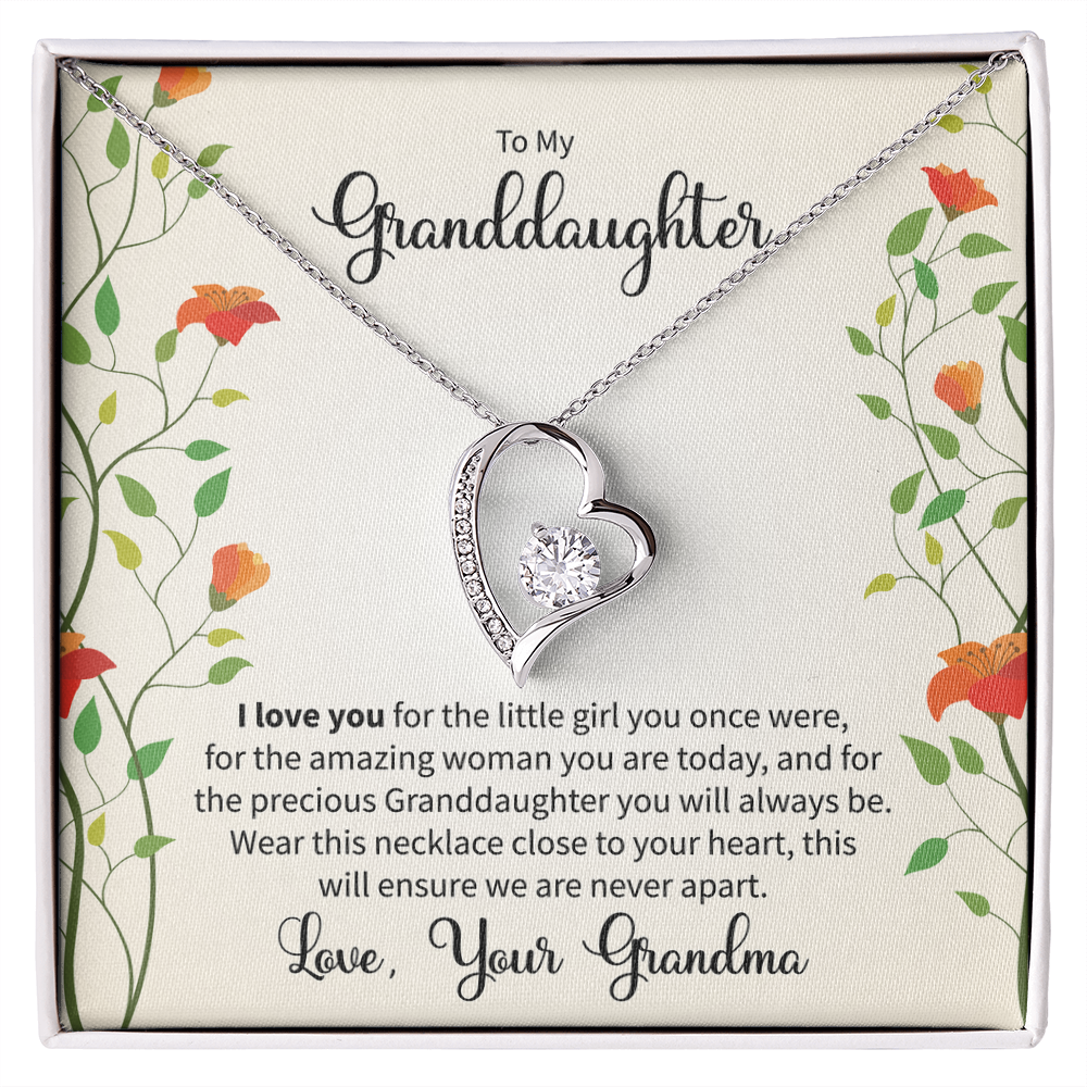 Forever Love Necklace For Granddaughter