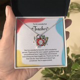 Forever Love Necklace For Teacher