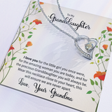 Forever Love Necklace For Granddaughter