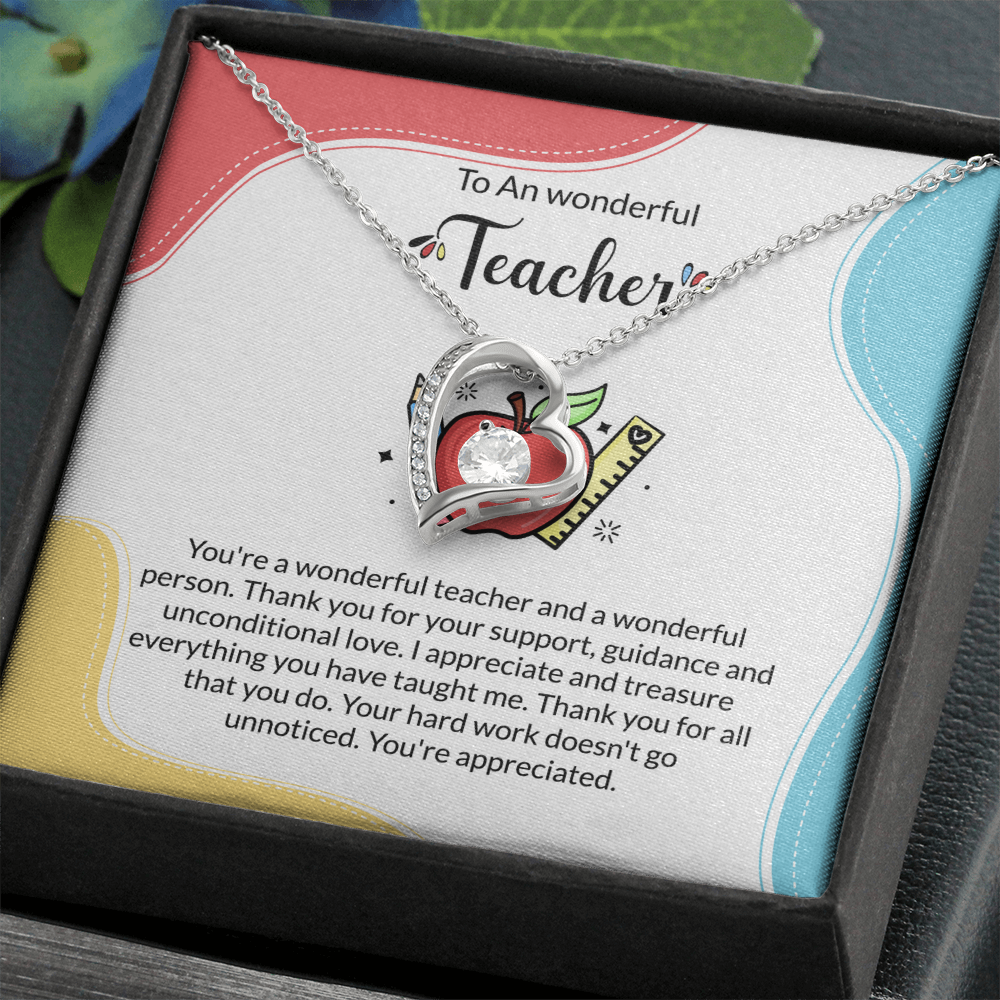 Forever Love Necklace For Teacher