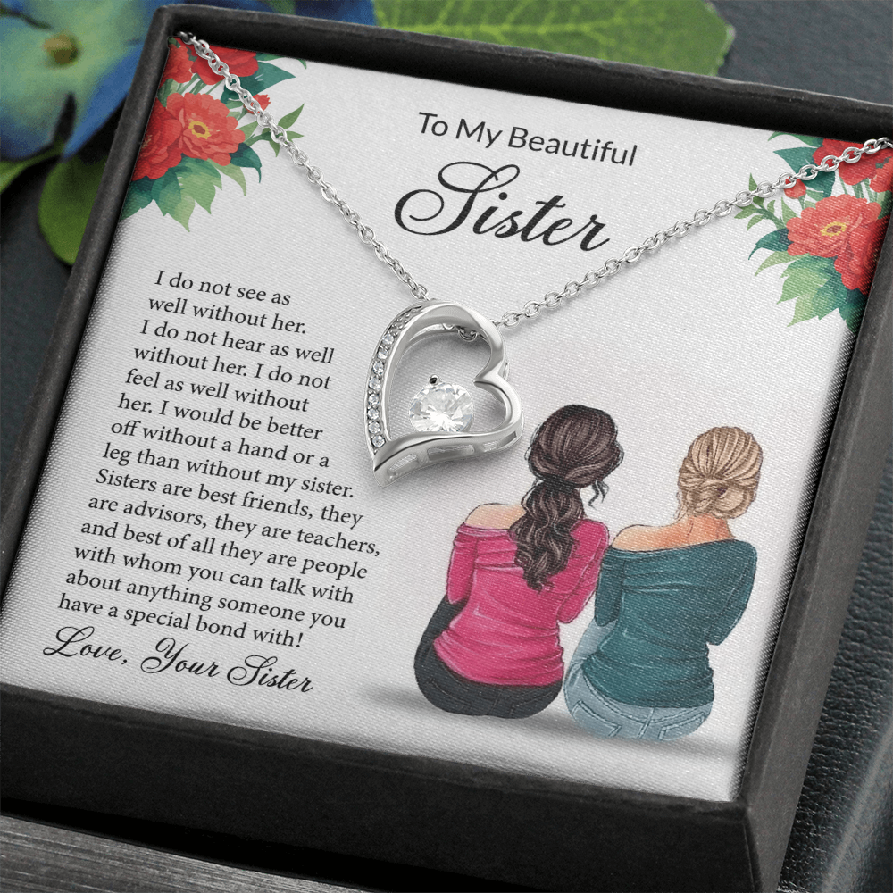 Forever Love Necklace For Sister