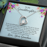 Forever Love Necklace For Granddaughter