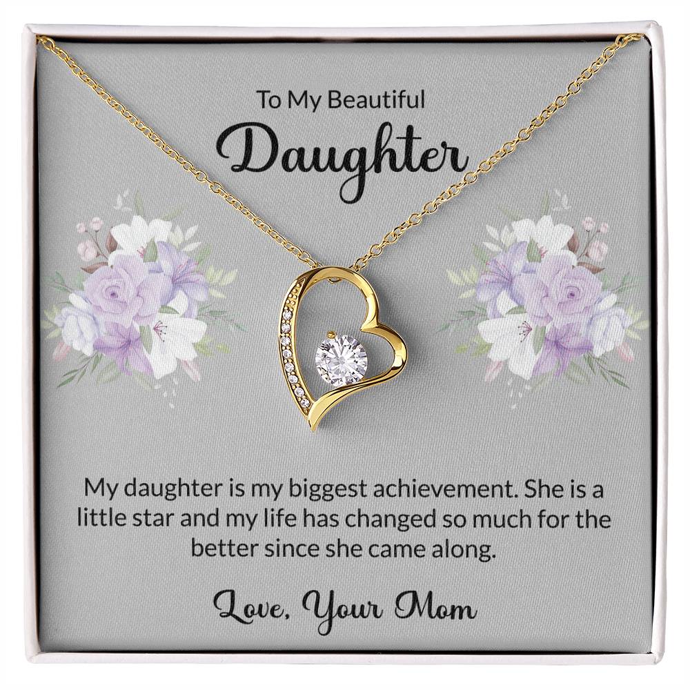 Beautiful Forever Love Necklace For Daughter