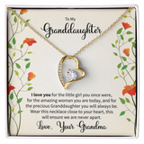 Forever Love Necklace For Granddaughter