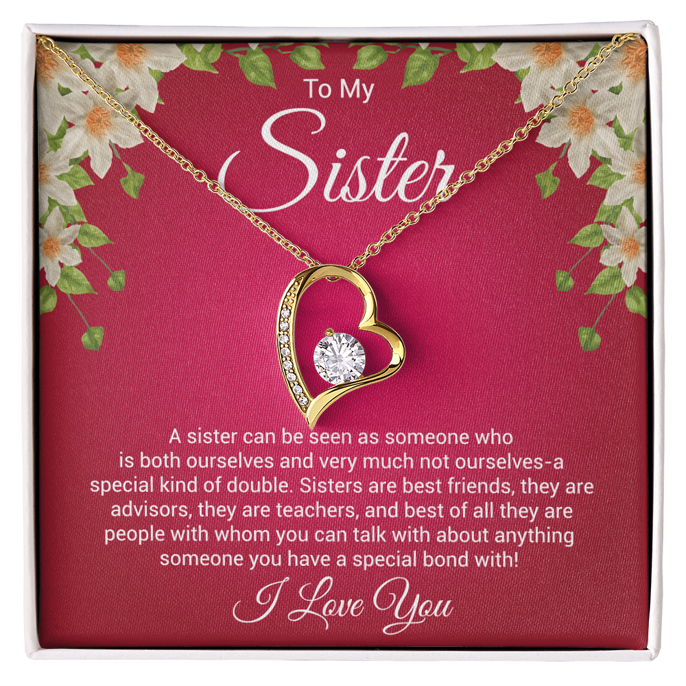 Forever Love Necklace For Sister