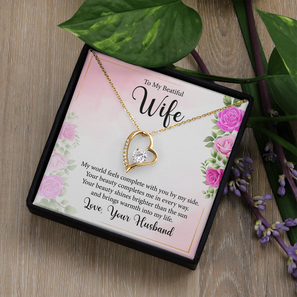 To My Wife, Forever Love Necklace