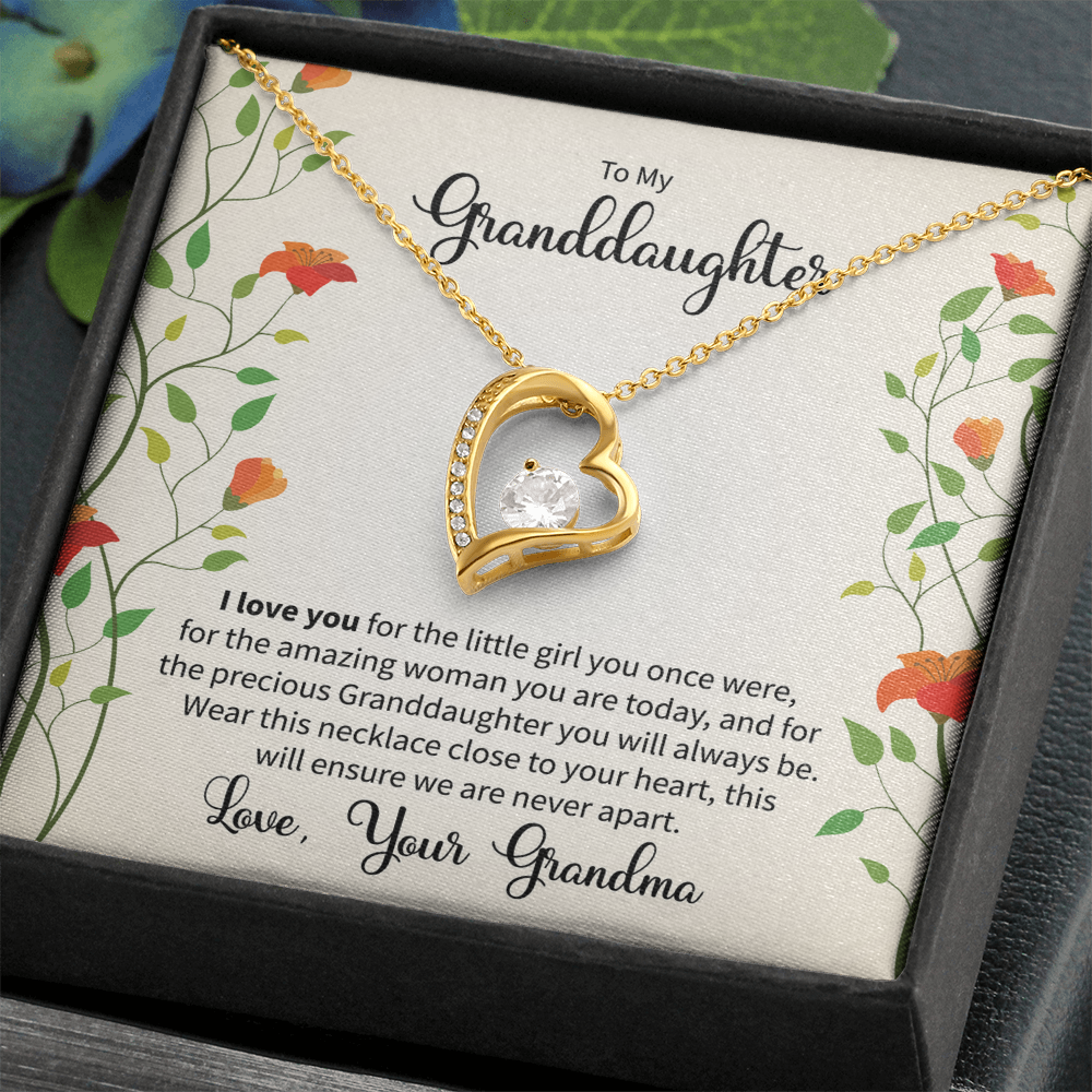 Forever Love Necklace For Granddaughter