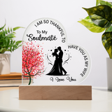 Acrylic Heart Plaque Soulmate