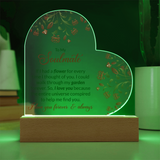 Acrylic Heart Plaque For Soulmate